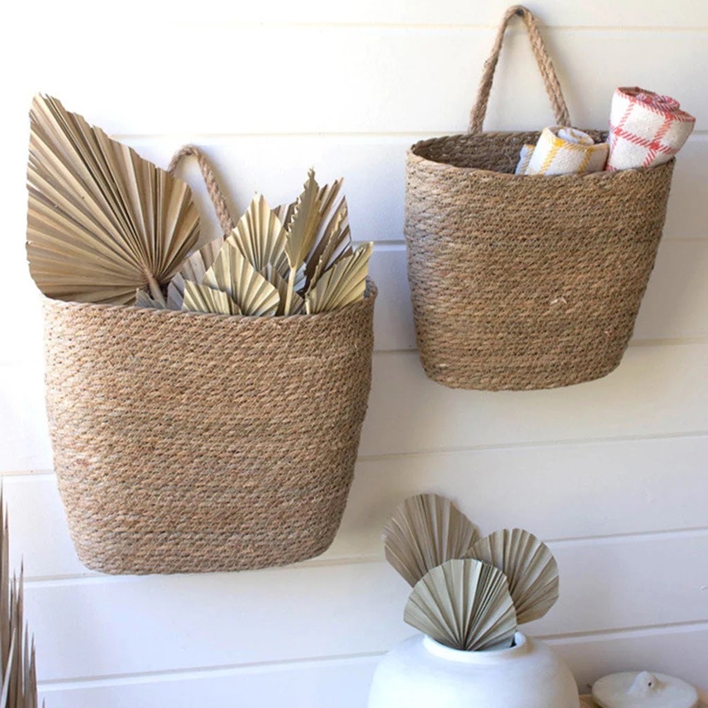 Small Oval Wall Basket