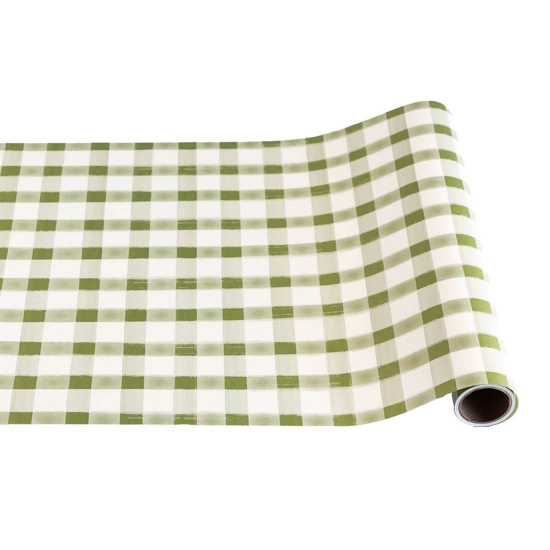 Moss Painted Check 20 X 25 Runner