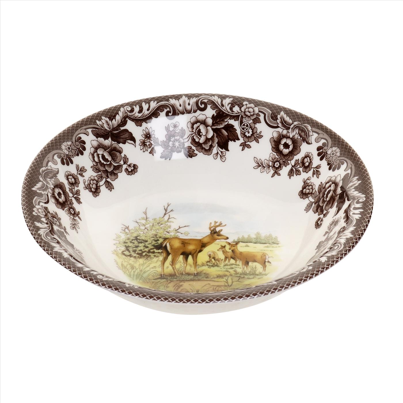 Woodland Mule Deer Ascot Bowl